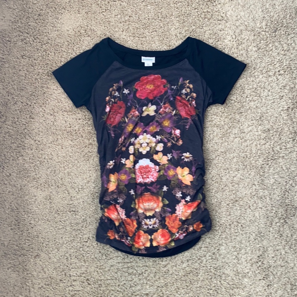 Floral Maternity T Shirt